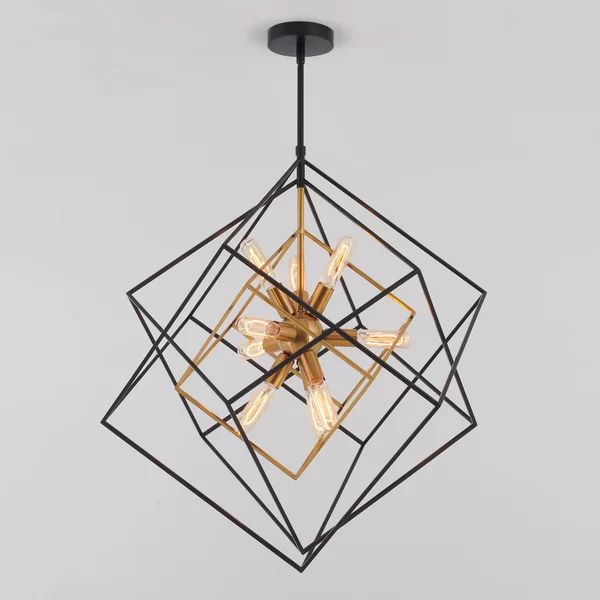 Alson 9 - Light Unique Geometric Chandelier | Wayfair North America