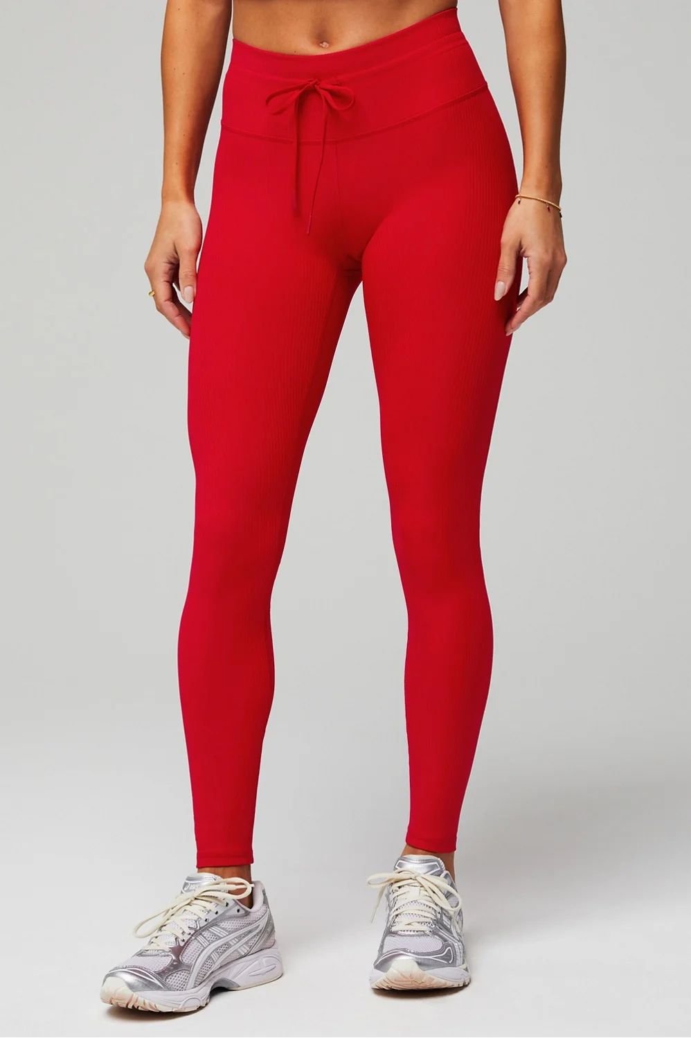 Oasis Pureluxe Rib High-Waisted Legging | Fabletics - North America