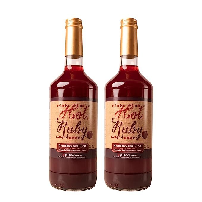 Hot Ruby Cranberry Cider 32 ounce Gift Pack of 2 | Amazon (US)