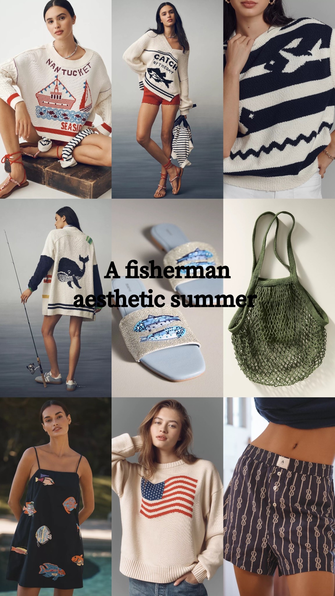 It’s a fisherman aesthetic summer, and I’ve rounded up my favorite from Anthropologie. #fishermanaesthetic #ltkspringsale #ltkspringfashion #spring2025trends #butteryellow #coastalaesthetic #flagsweater 

#LTKStyleTip #LTKSeasonal #LTKTravel
