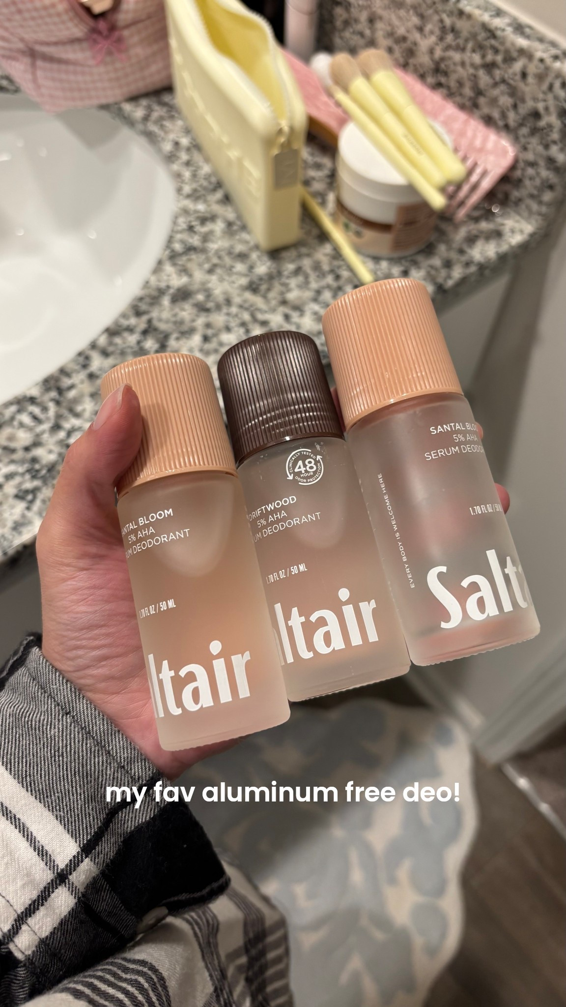 Saltair serum deodorant
My two fav scents are driftwood and santal bloom! I will be trying their other body products soon!!

#LTKBeauty