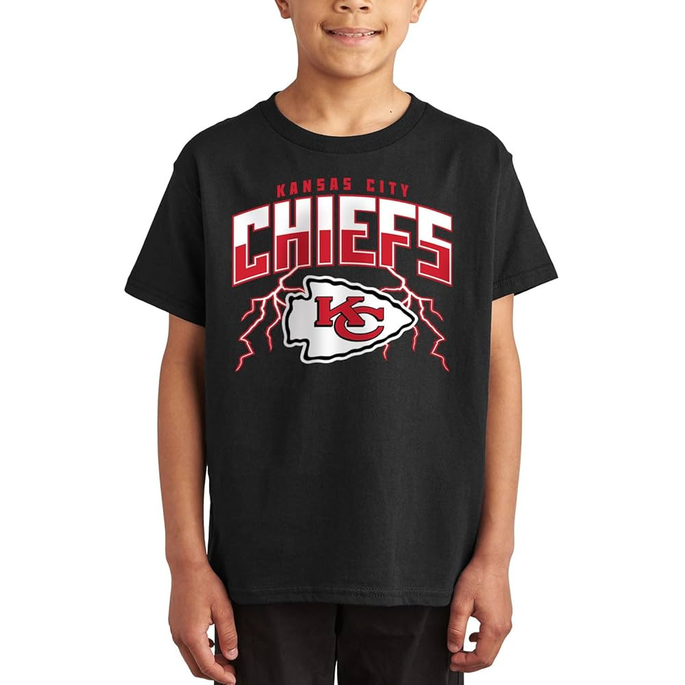 Junk Food x NFL - Team Lightning - Officially Licensed Kids Fan Tee for Boys & Girls | Amazon (US)