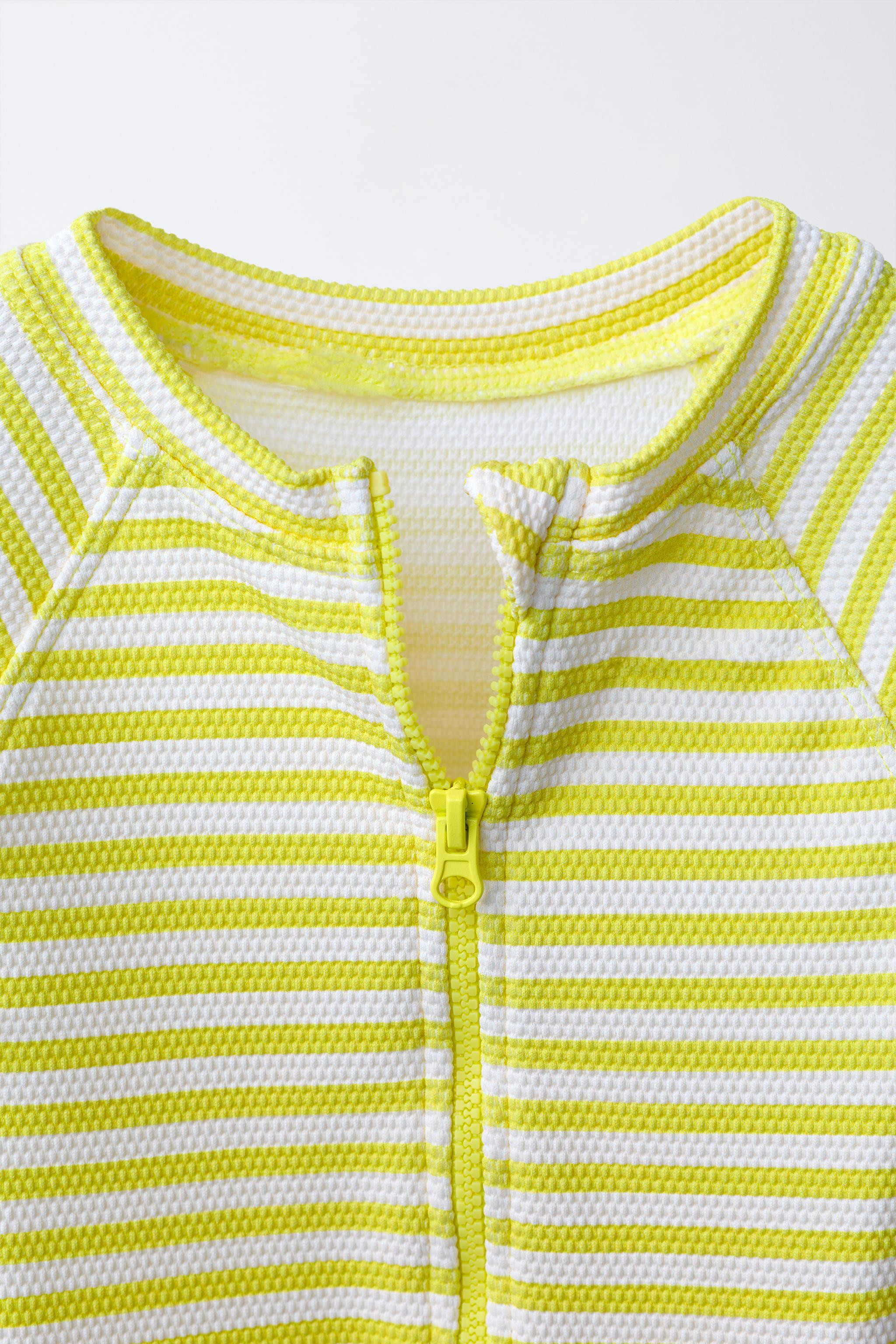 1-6 YEARS / STRIPED TEXTURED SWIMSUIT | Zara UK