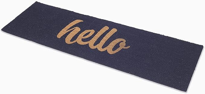 Fab Habitat Non Slip Doormat - Durable, Thin - Natural Coir & Rubber - Entryway, Double Door, Por... | Amazon (US)