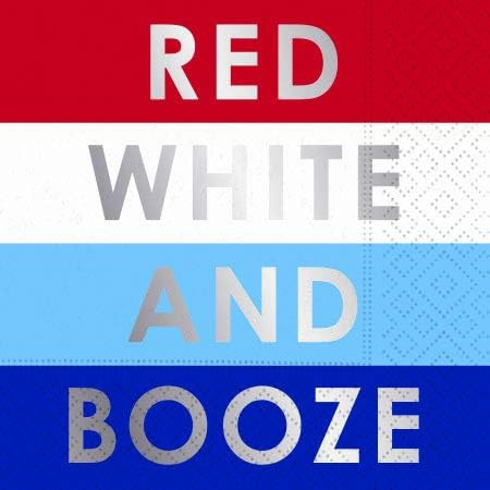 Decorative Paper Napkins Funny Cocktail Napkins Disposable Napkins July 4th Patriotic 5"x 5" Pk 4... | Amazon (US)