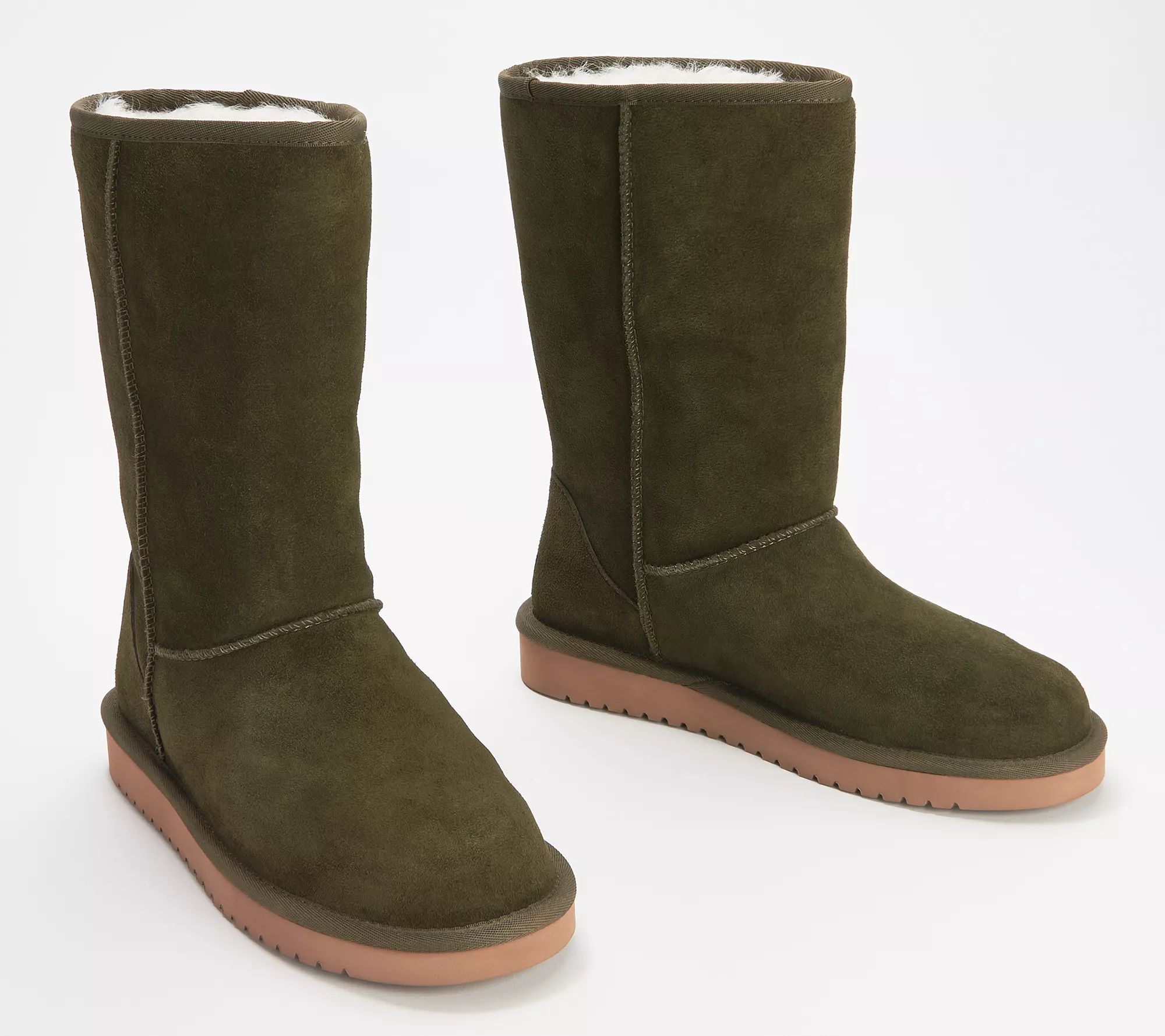 Koolaburra by UGG Suede Tall Boots - Koola - QVC.com | QVC