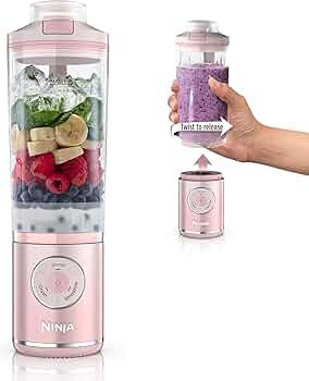 Ninja Blast Max, Portable Blender + Twist & Go, Personal Smoothie, Blend, Ice Crush, 3 Programs, ... | Amazon (US)