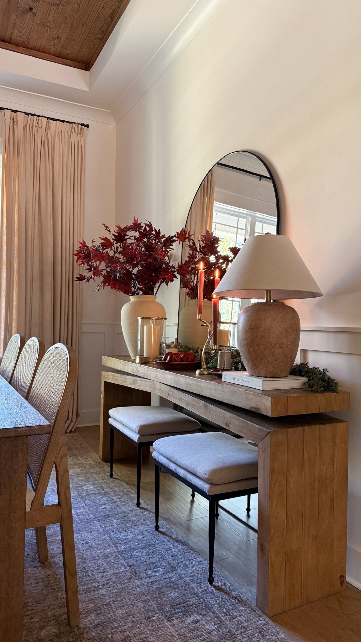 Time to reset this favorite spot in our dining room! Just a few simple swaps are needed so stay tuned for how I style it for winter 🤍

#LTKFindsUnder50 #LTKHome #LTKSeasonal