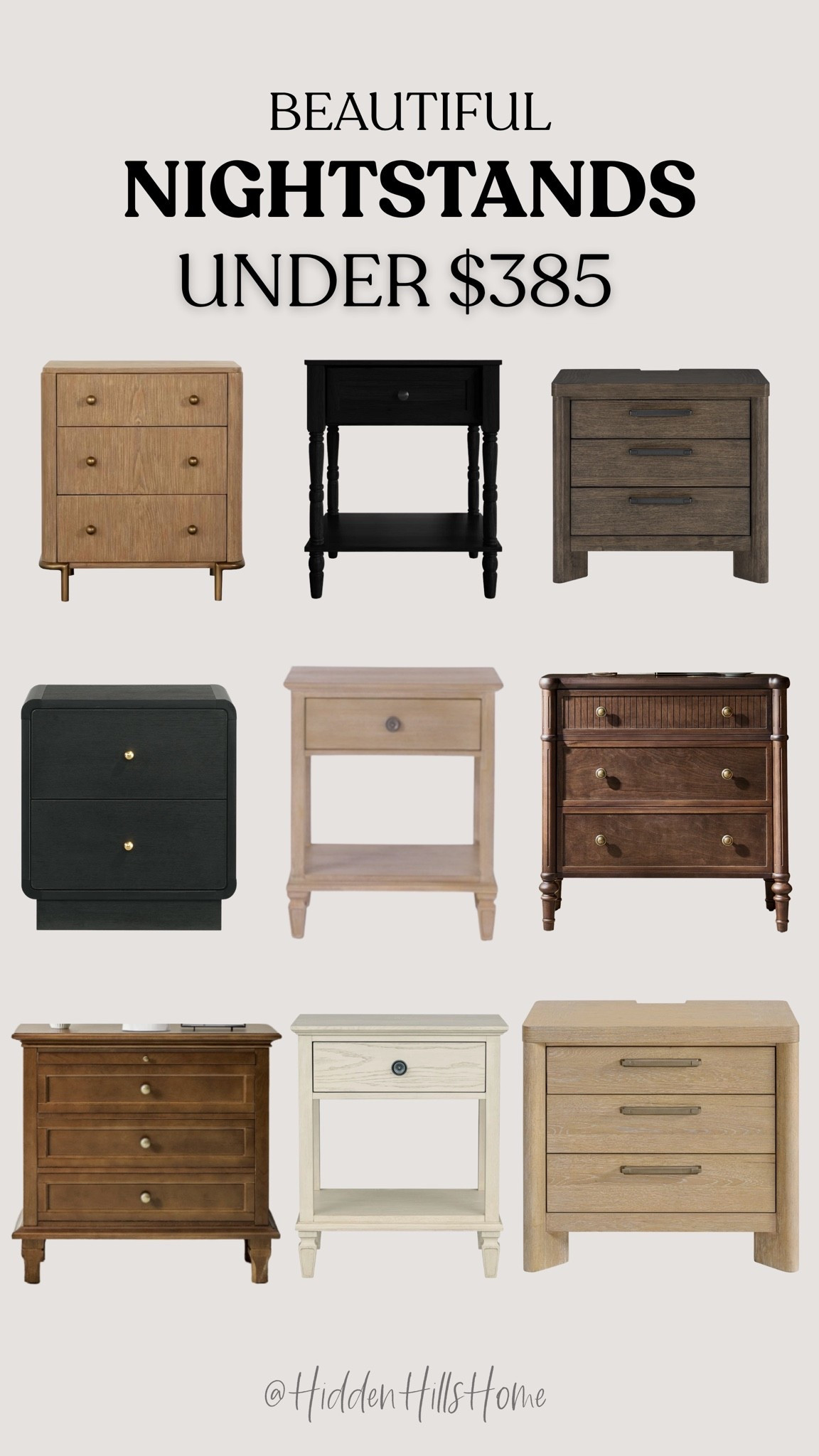 Beautiful and affordable nightstands! All of these are from @Wayfair and under $385!

#LTKHome #LTKSeasonal #LTKSaleAlert