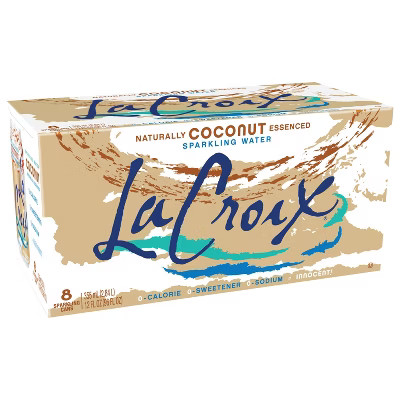 LaCroix Sparkling Water Coconut - 8pk/12 fl oz Cans | Target