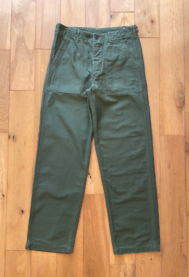 orSlow US Army Fatigue Pants Size 2 (32") Regular Fit Made In Japan  | eBay | eBay UK