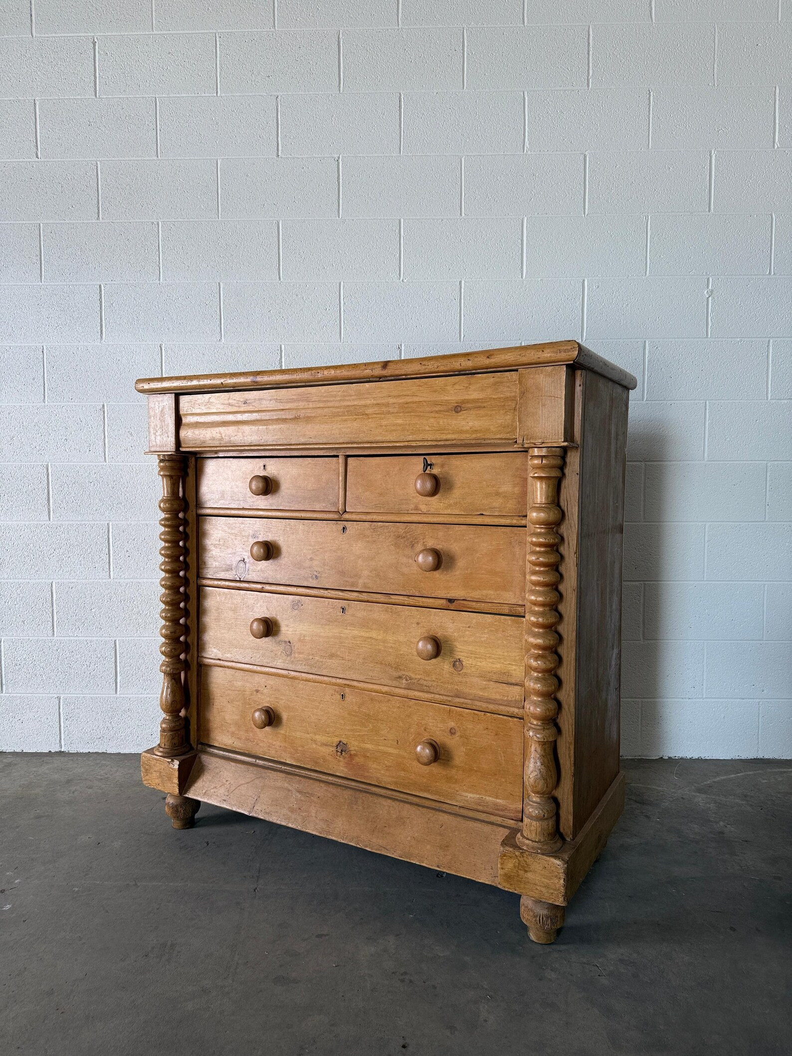 Scottish antique pine chest of drawers | Etsy (Global)