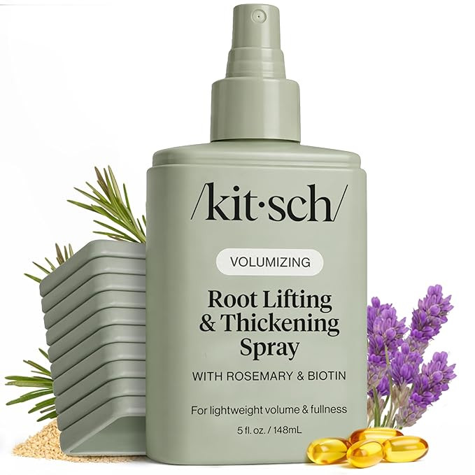 Kitsch Root Lifting Spray for Fine Hair - Thickening Hair Spray With Rosemary and Biotin | Lightw... | Amazon (US)