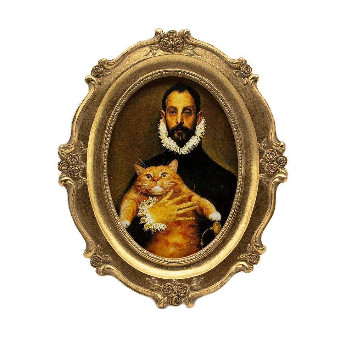 SIKOO Vintage Picture Frame Antique Ornate Gold Photo Frame Tabletop and Wall Hanging with High Defi | Amazon (US)