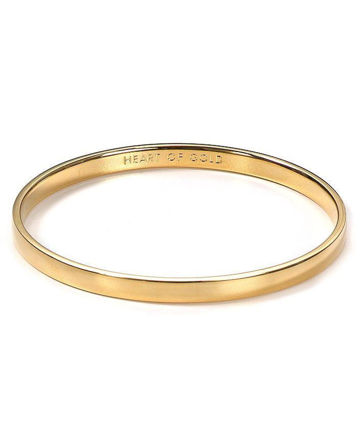 kate spade new york Idiom Heart of Gold Bangle Back to Results -  Jewelry & Accessories - Bloomin... | Bloomingdale's (US)