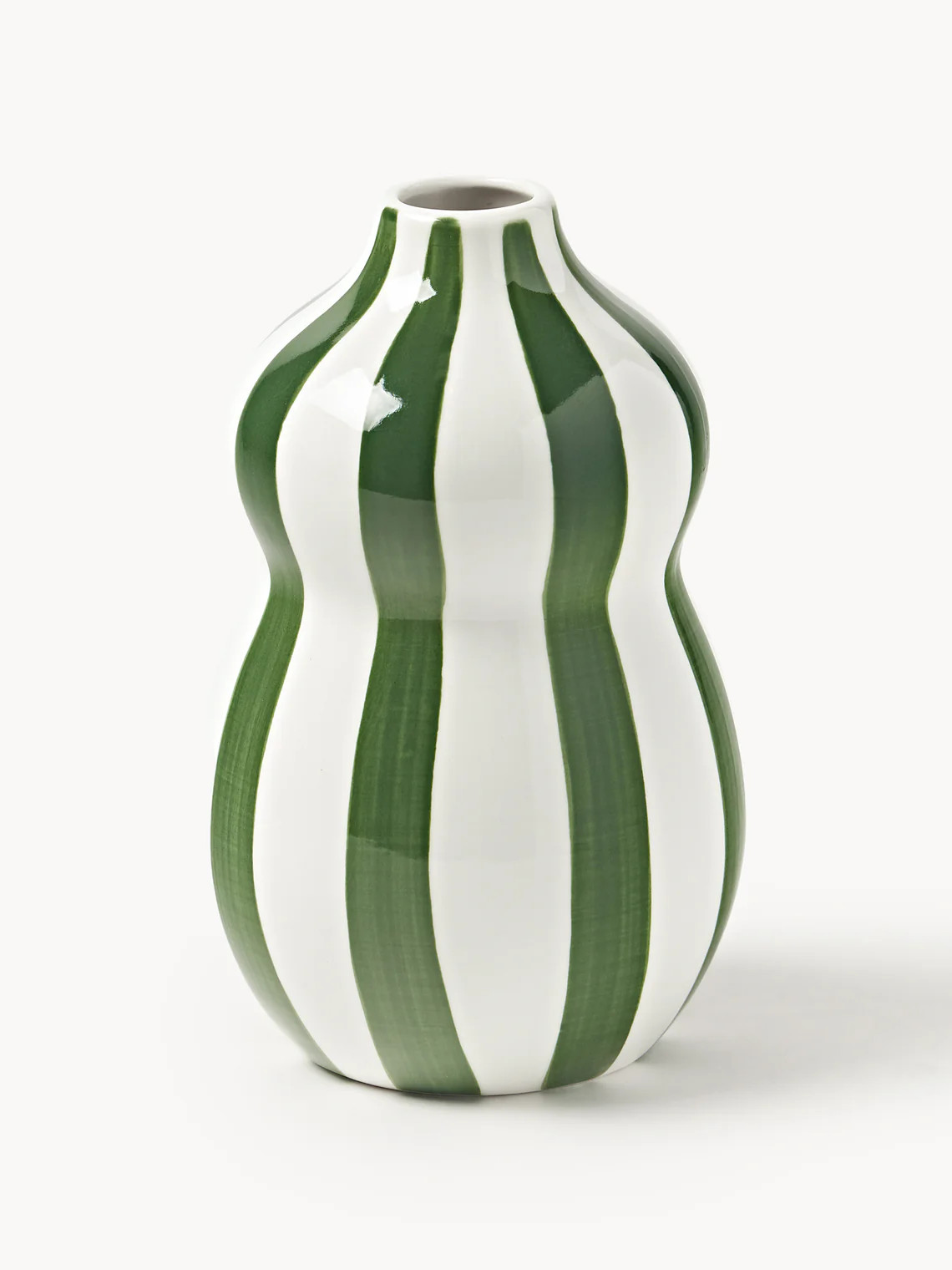 Handbemalte weihnachtliche Vase Ellen, H 18 cm | Westwing EU