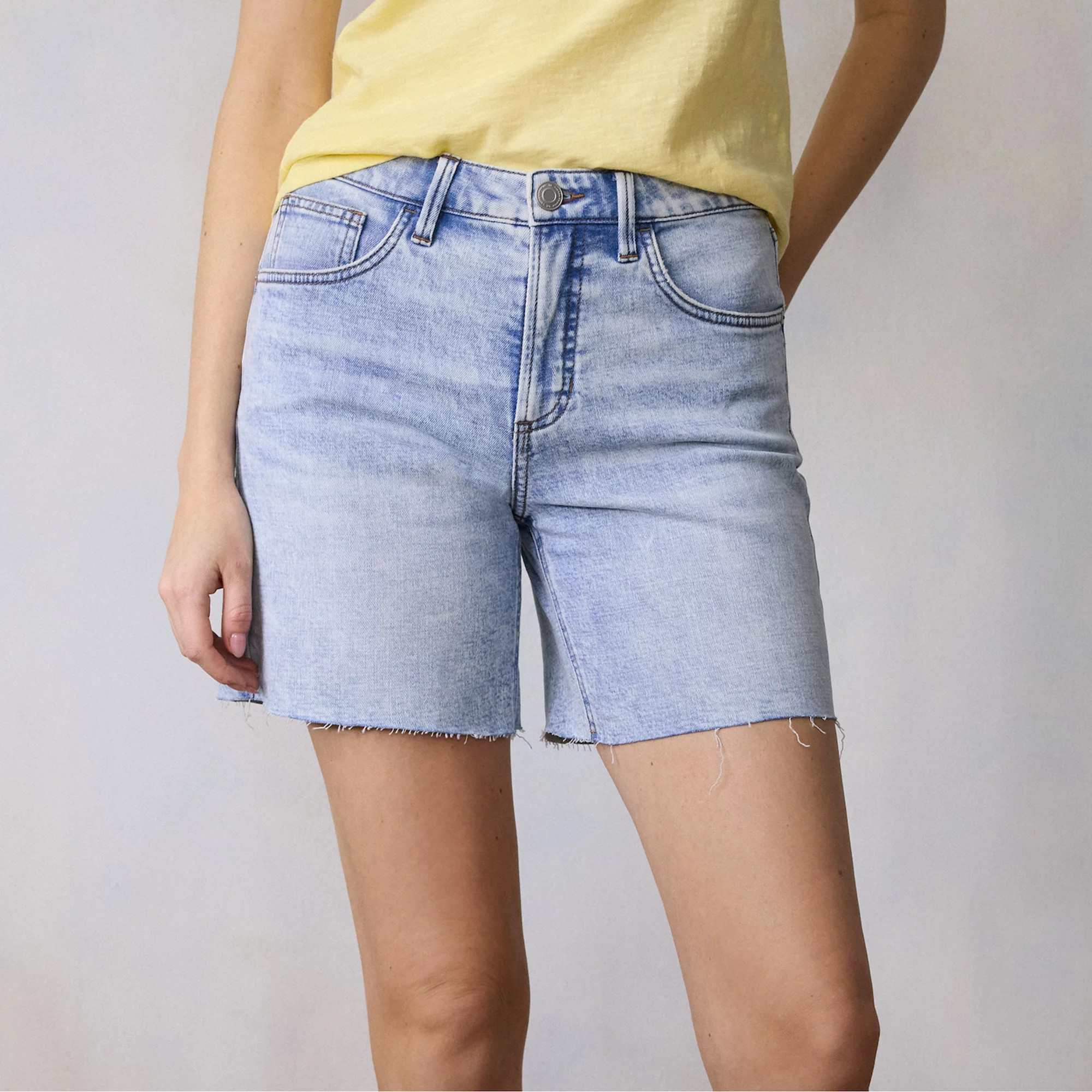 Women's LC Lauren Conrad High Rise Loose Jean Shorts | Kohl's
