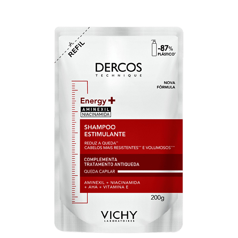 Vichy Dercos Energy+ Refil
        
            
                 - Shampoo Estimulante 200g | Beleza Na Web (BR)