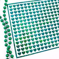Green Heart Stickers, Set Of 285 Small Sparkly Dark Green Vinyl Hearts For Envelopes, Journals, Planners, Notebooks & Craft Projects | Etsy (US)