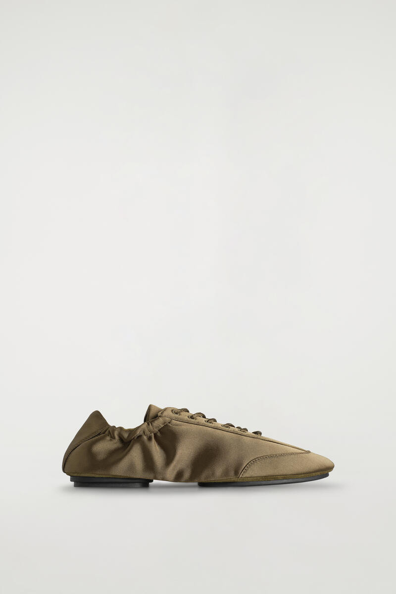 Satin-Suede Ballet Sneakers | COS (US)