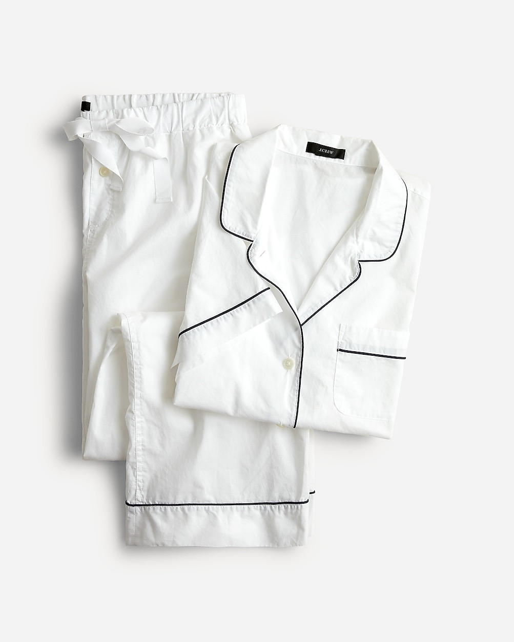 End-on-end cotton long-sleeve pajama set | J. Crew US