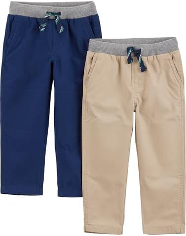 Simple Joys by Carter's Baby Boys' 2-Pack Pull on Pant | Amazon (US)