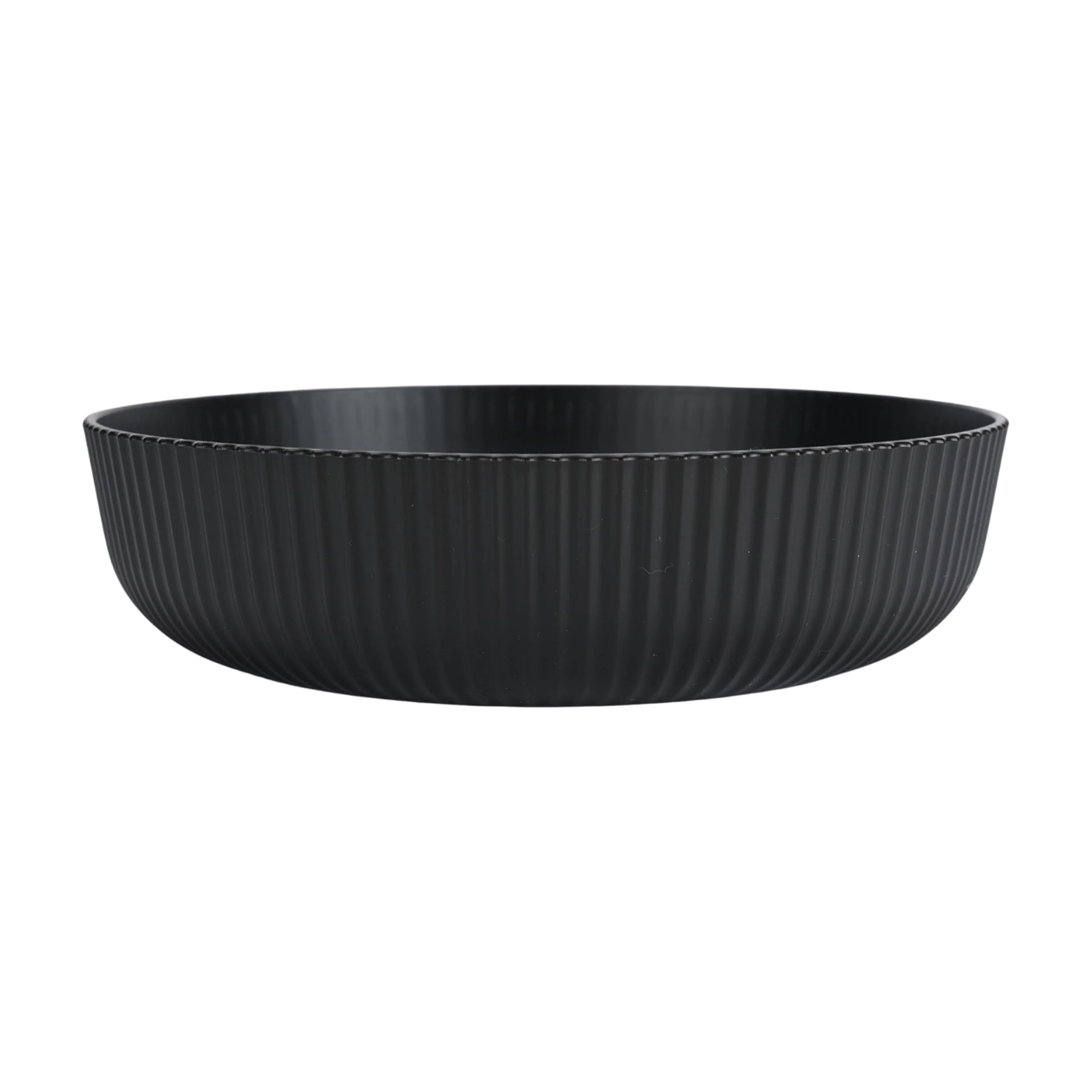 Mainstays - Black Eco-Friendly Recycled Plastic Dinner Bowl, 43-Ounce | Walmart (US)