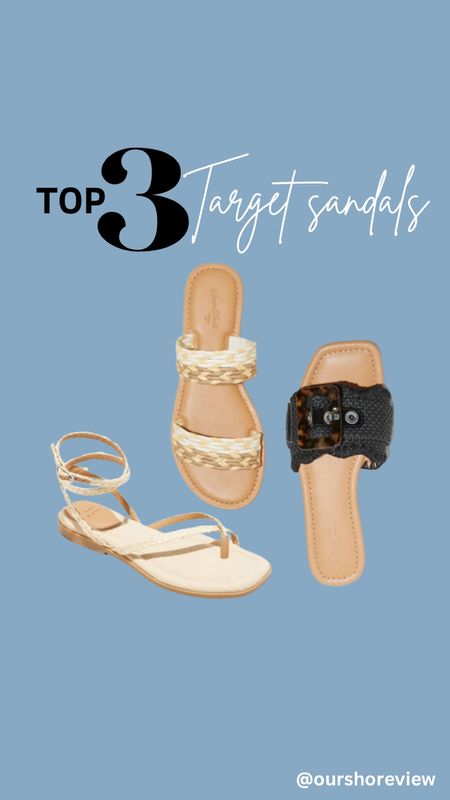 Save 30% on sandals for the whole family this week with Target Circle! Stock up for the summer! Here are my top 3 women’s sandal picks  

#LTKsalealert #LTKfindsunder50 #LTKxTarget