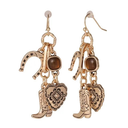 Jessica Simpson Women s Western Dangle Earrings | Walmart (US)