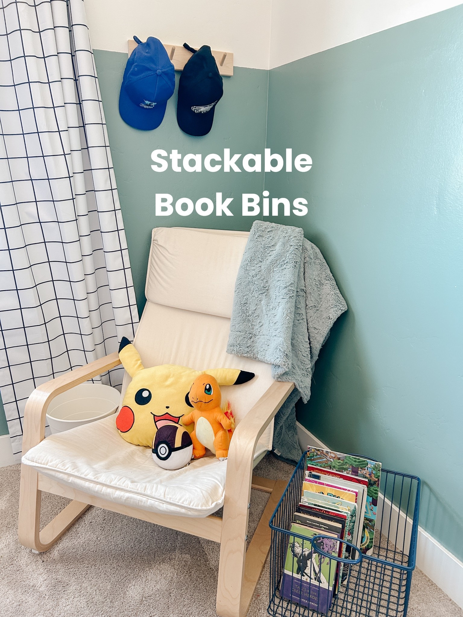 We love these stackable book bins! You could use them for toys too! We love having a place for everything and everything in its place! 📚 these bins come in numerous colors too! 

#LTKKids #LTKFindsUnder50 #LTKHome