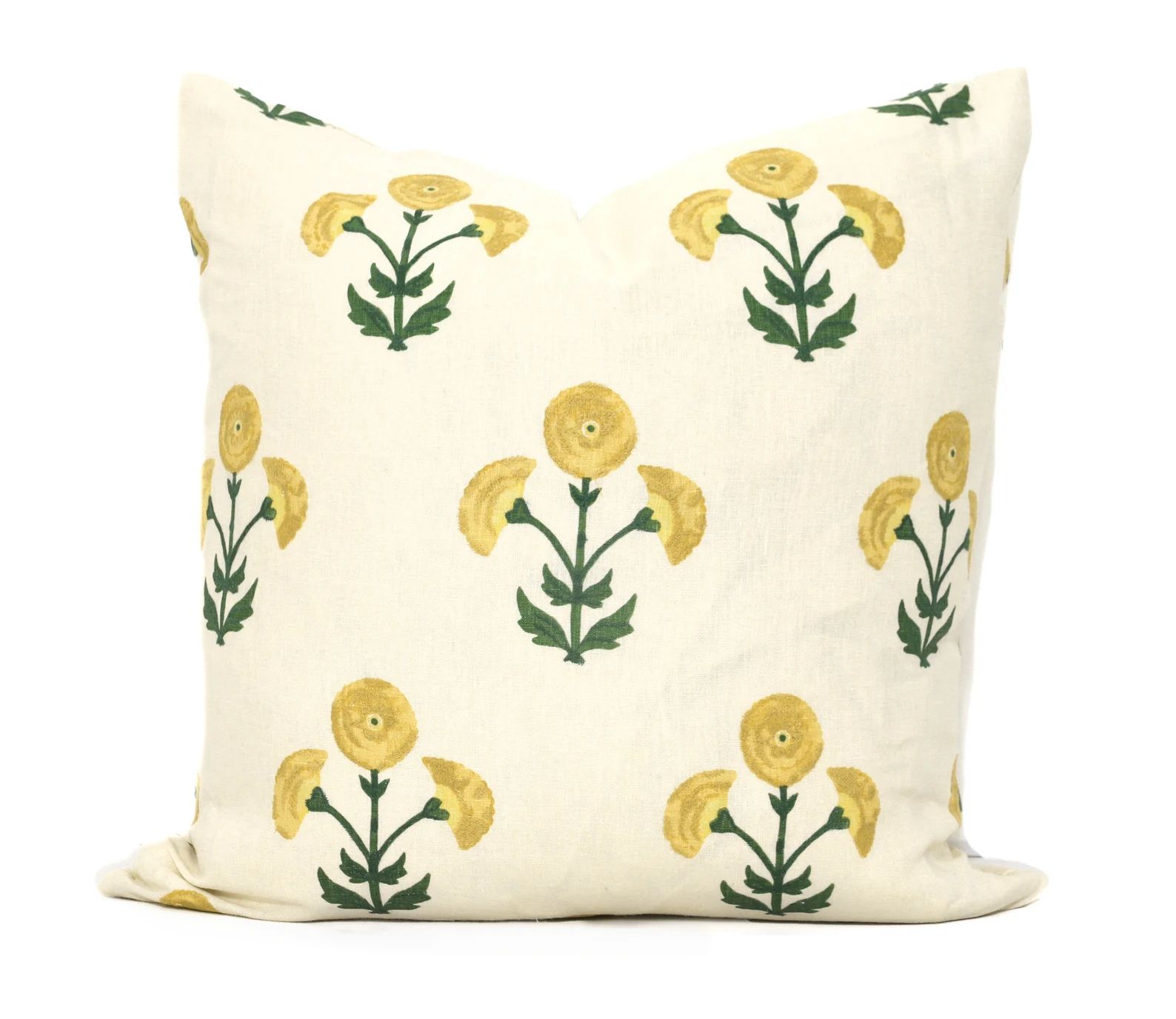 Schumacher Saranda Marigold Decorative Pillow Cover 18x18, 20x20, 22x22, Eurosham or Lumbar Schum... | Etsy (US)