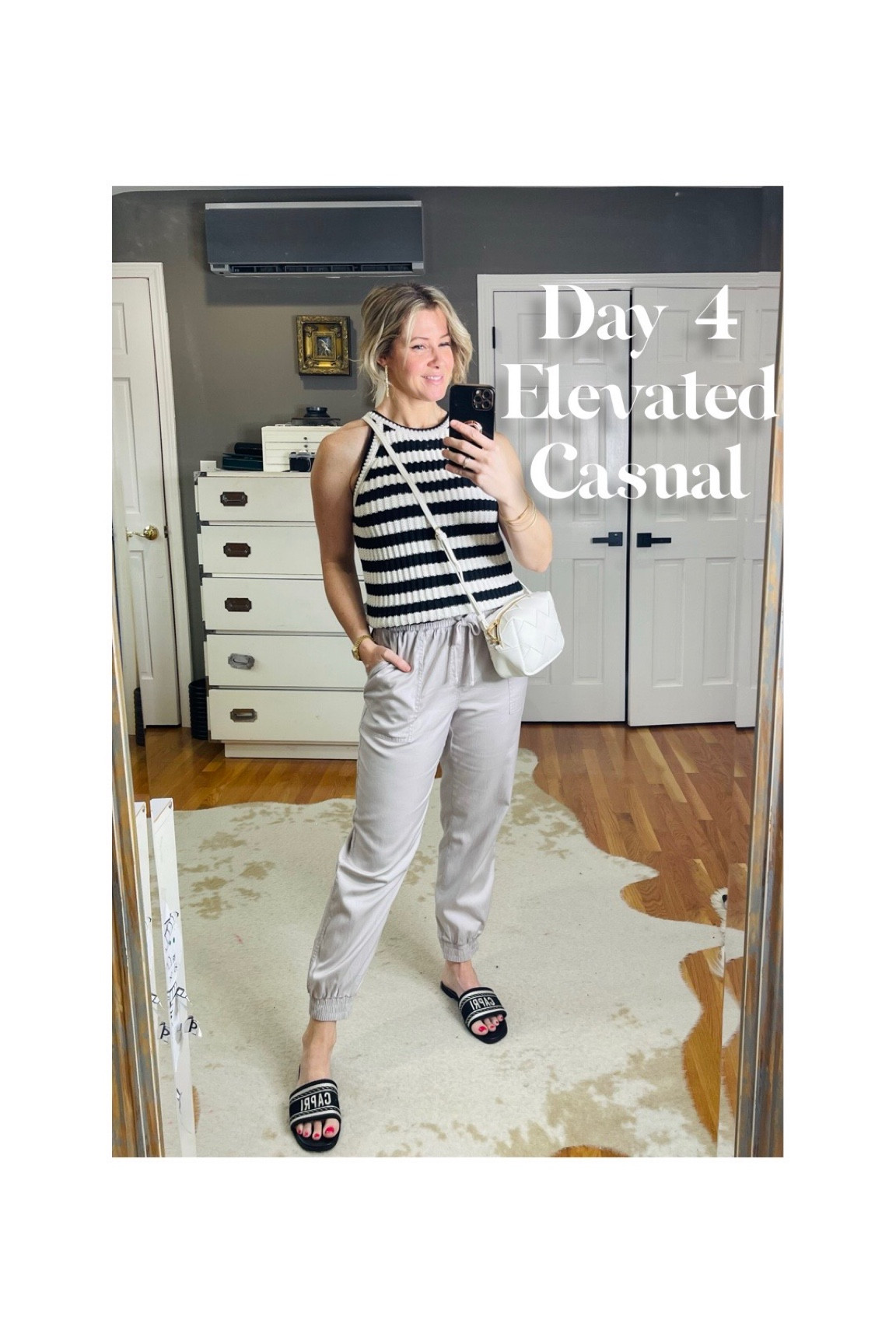 Elevated casual is the perfect balance of comfort and style. 
Top (small)- True to size 
Pants (small) - TTS 
Shoes (8.5) -TTS 

#LTKfindsunder50 #LTKstyletip #LTKshoecrush