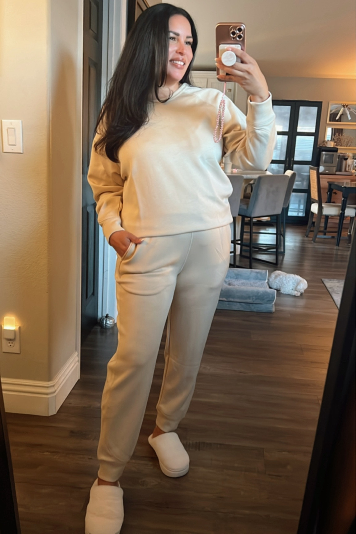 Cozy jogger set 🤍 

#LTKSeasonal #LTKmidsize #LTKover40