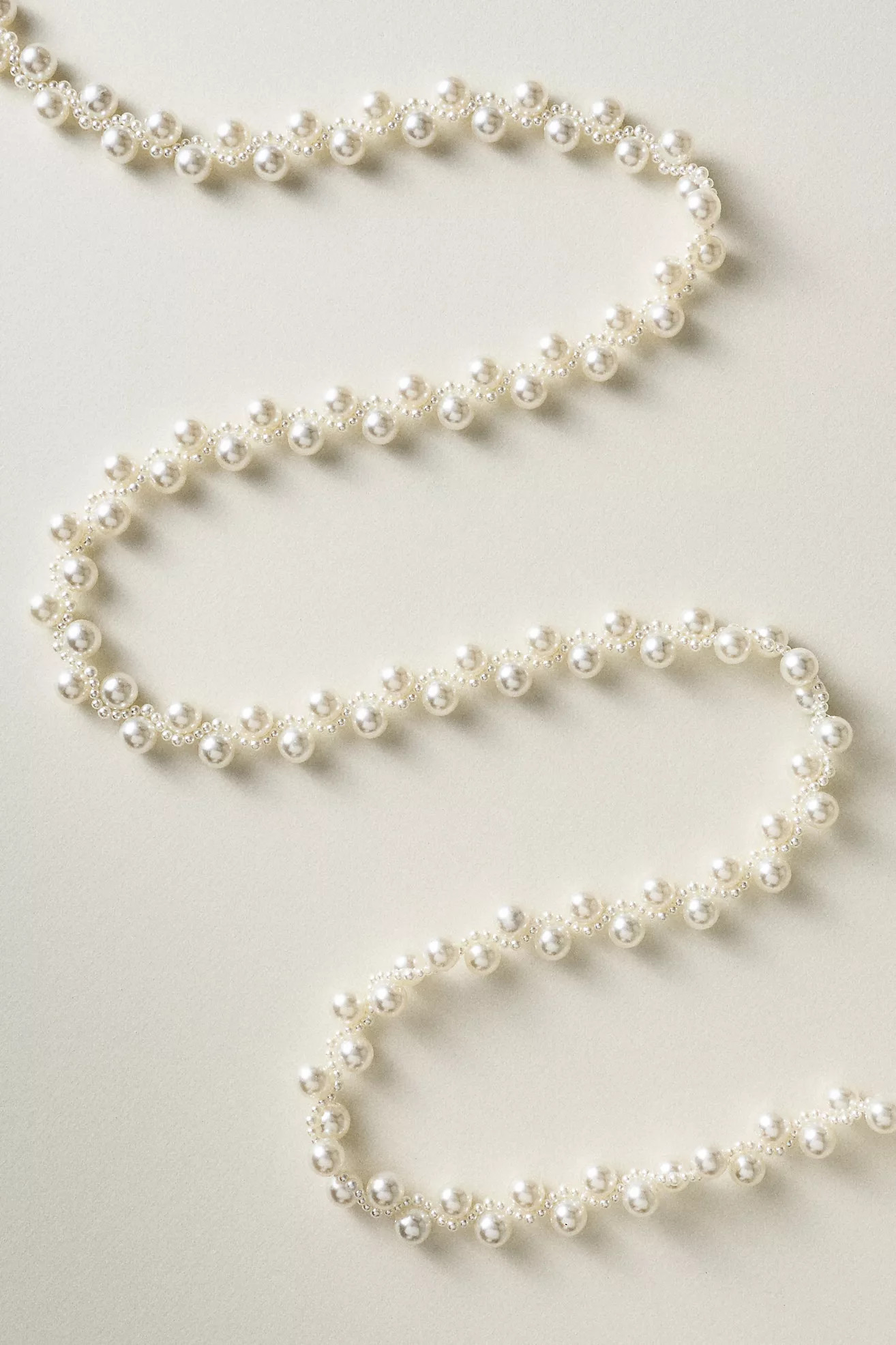 Zigzag Pearl Garland | Anthropologie (US)