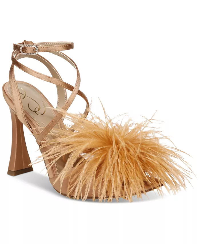 Sam Edelman Women's Layton Embelllished Strappy Dress Sandals - Macy's | Macy's