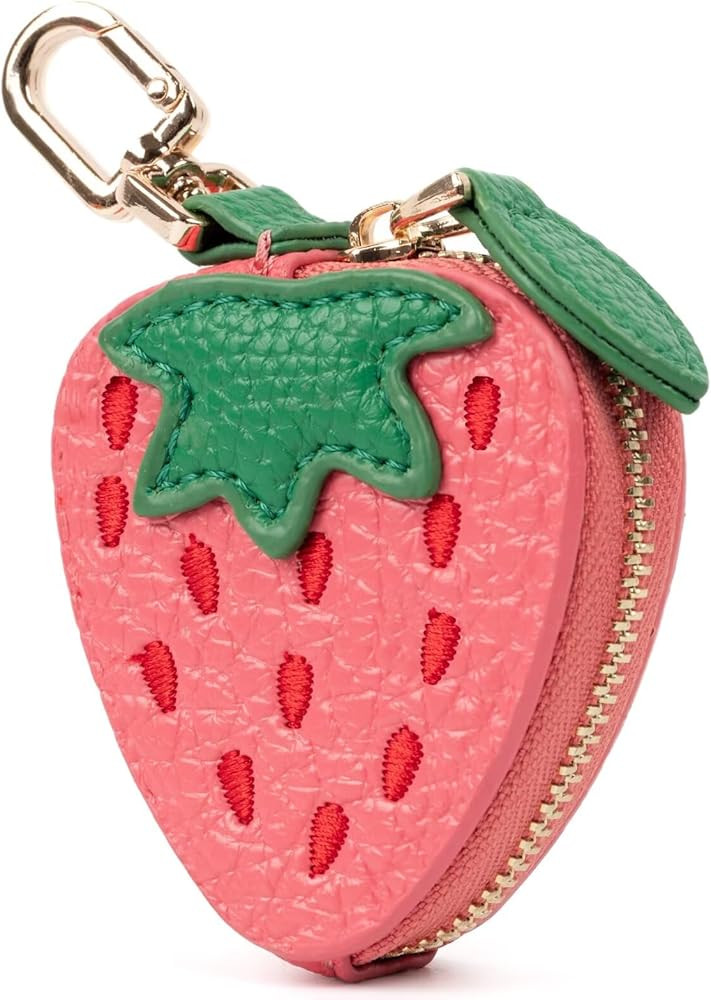 Cute Fruit Coin Purse Bag Charm,Mini Leather Coin Change Purse & Pouch Holder Keychain Charm for ... | Amazon (US)