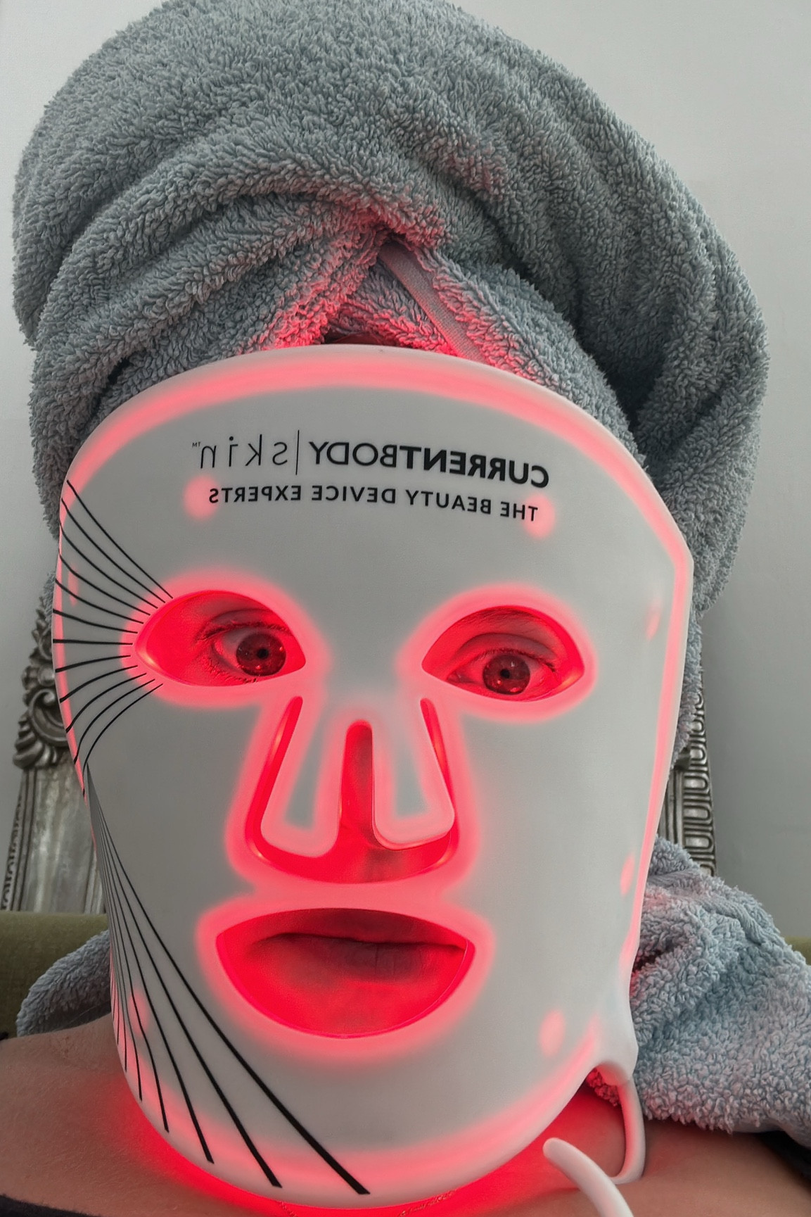 Haha 😂  the look on my face! 
But there is nothing like doing red light therapy after a nice shower! 
I definitely can recommend my currentbody mask❤️ I love it!

#LTKBeauty #LTKWatchNow #LTKU