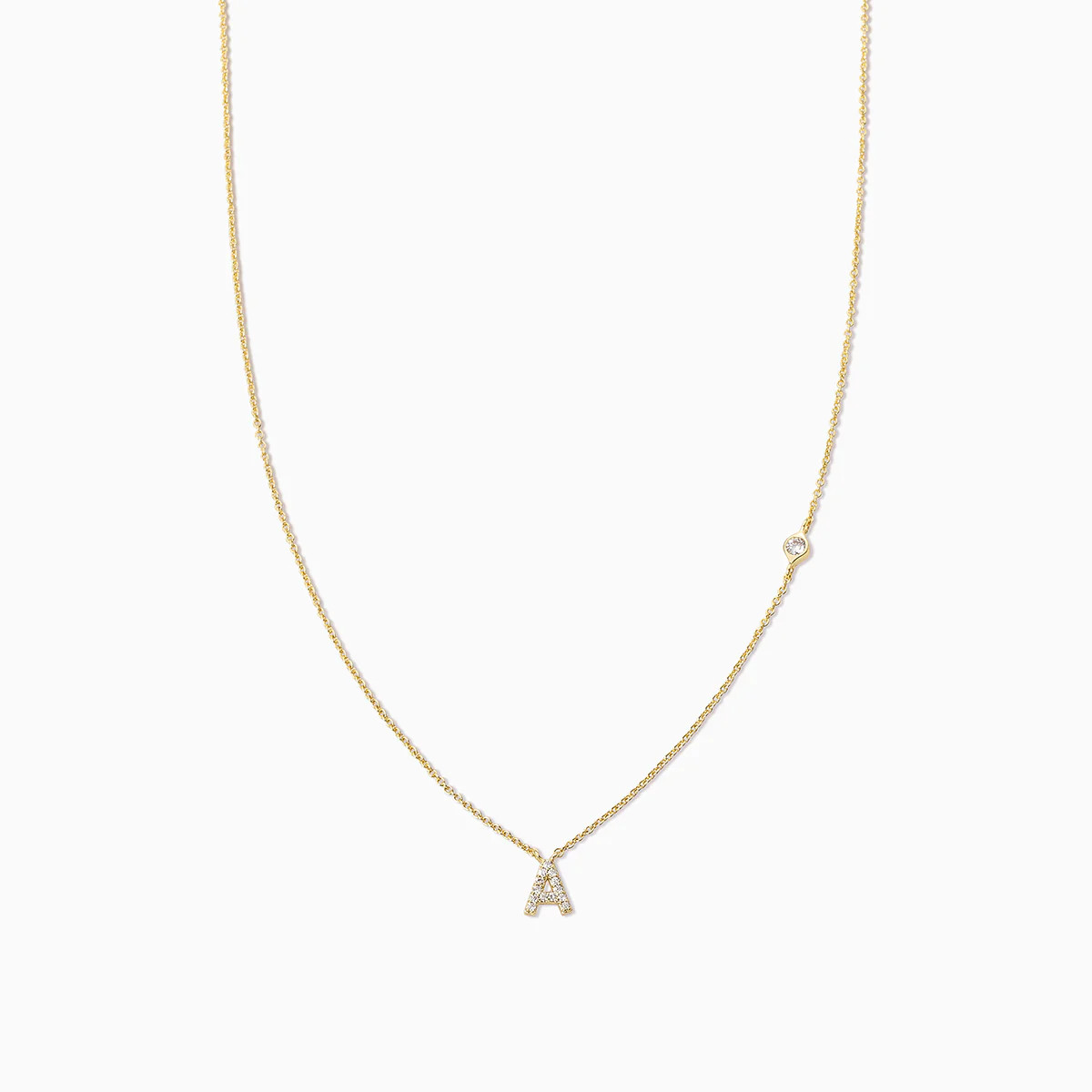 Pavé Initial Necklace | Uncommon James