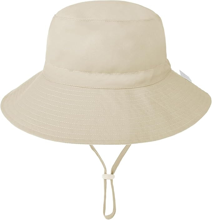 Baby Sun Hat Adjustable Cap Toddler Beach Summer Hats UPF 50+ for Baby Girl Boy | Amazon (US)