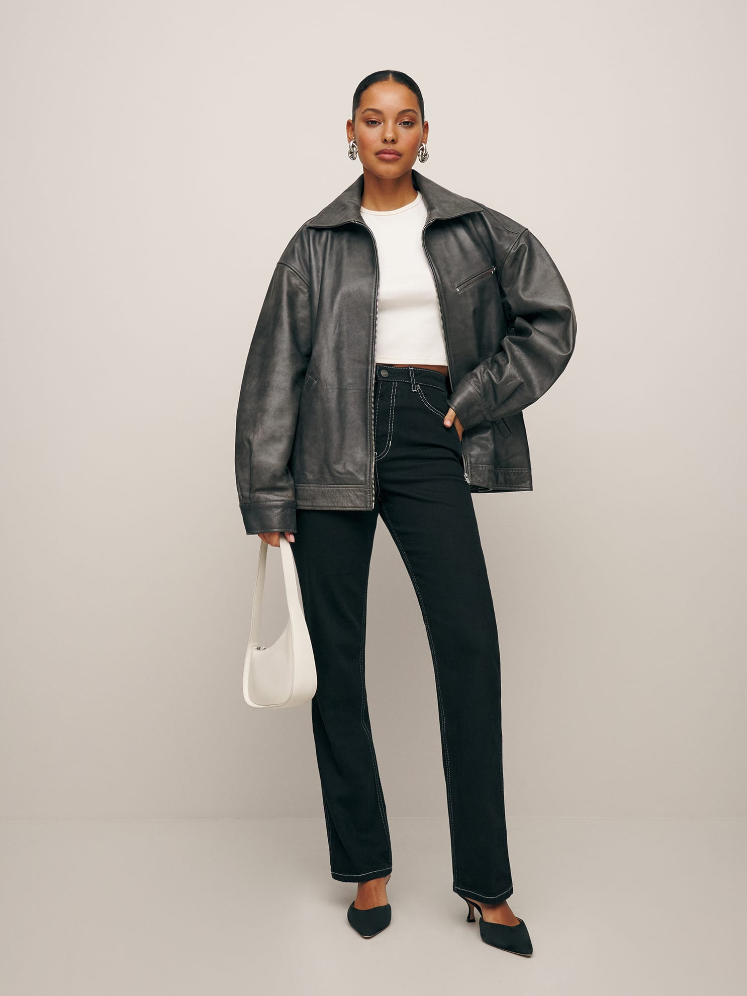 Pamela Ultra High Rise Straight Leg Jeans | Reformation (Global)