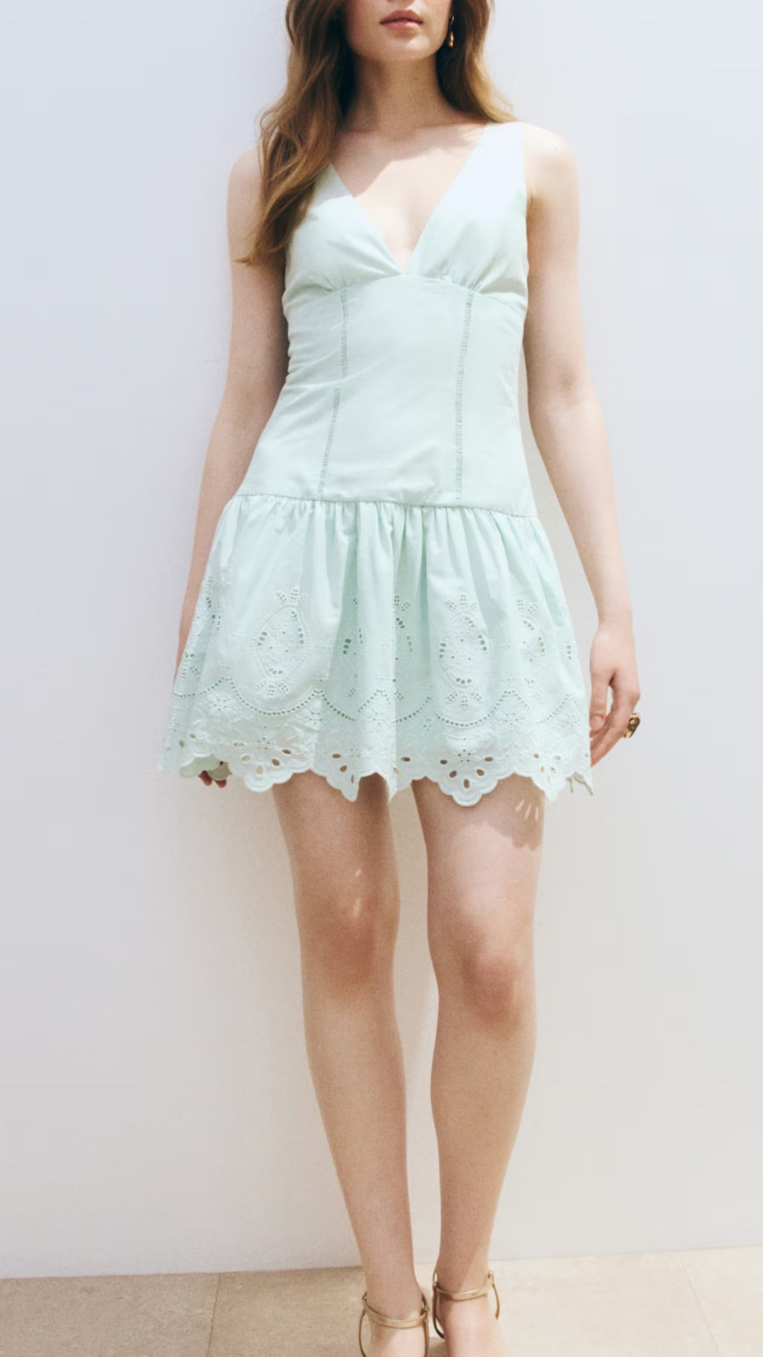 H&M 🔥 Summer find
EYELET-EMBROIDERED DRESS WITH FLARED SKIRT