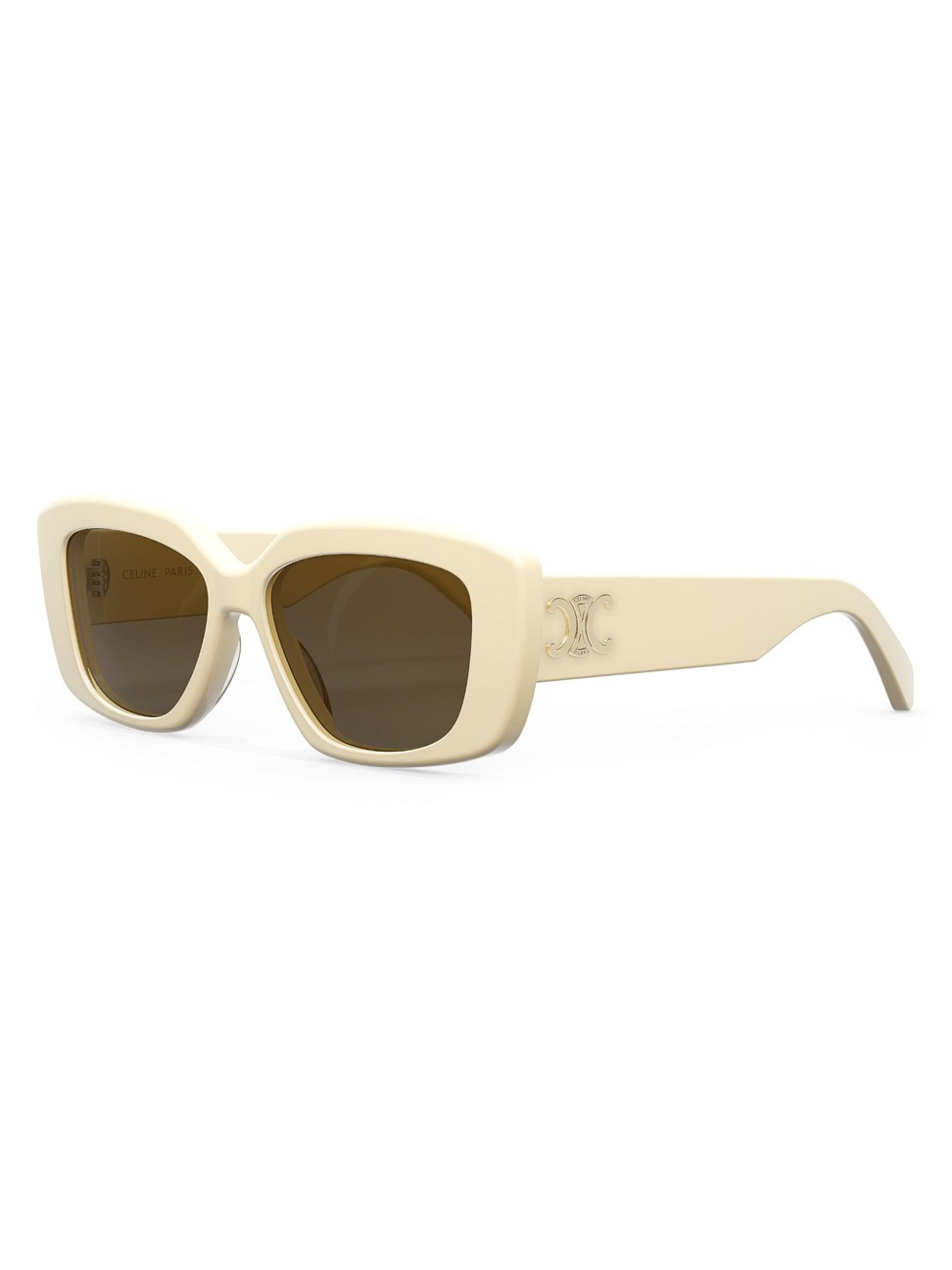Women's Triomphe 55MM Rectangular Sunglasses - Ivory - Ivory | Saks Fifth Avenue