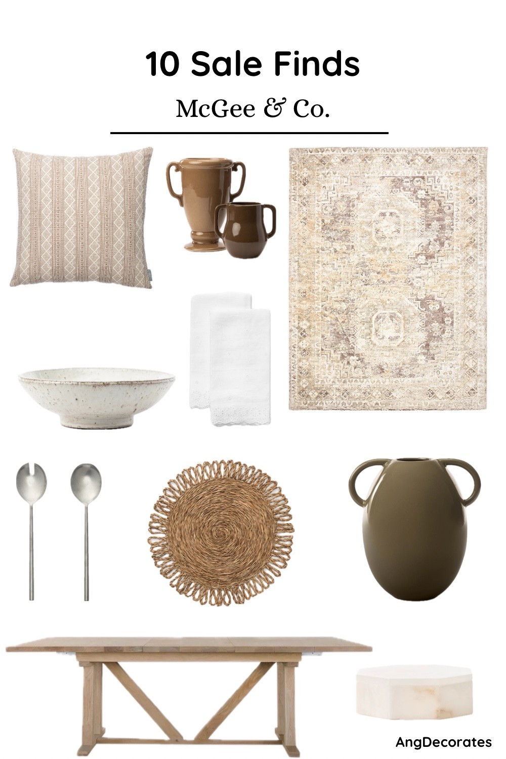 ✨ Designer looks, clearance prices ✨ I found 10 stunning McGee & Co. pieces on major markdowns you don’t want to miss. From cozy textiles to timeless furniture, these picks are perfect for elevating your home for less.

Tap to shop the full roundup before they sell out! 🛒
#McGeeAndCo #HomeDecorSale #StudioMcGeeStyle #AffordableLuxury #LTKHome #LTKSaleAlert

#LTKHome #LTKSaleAlert