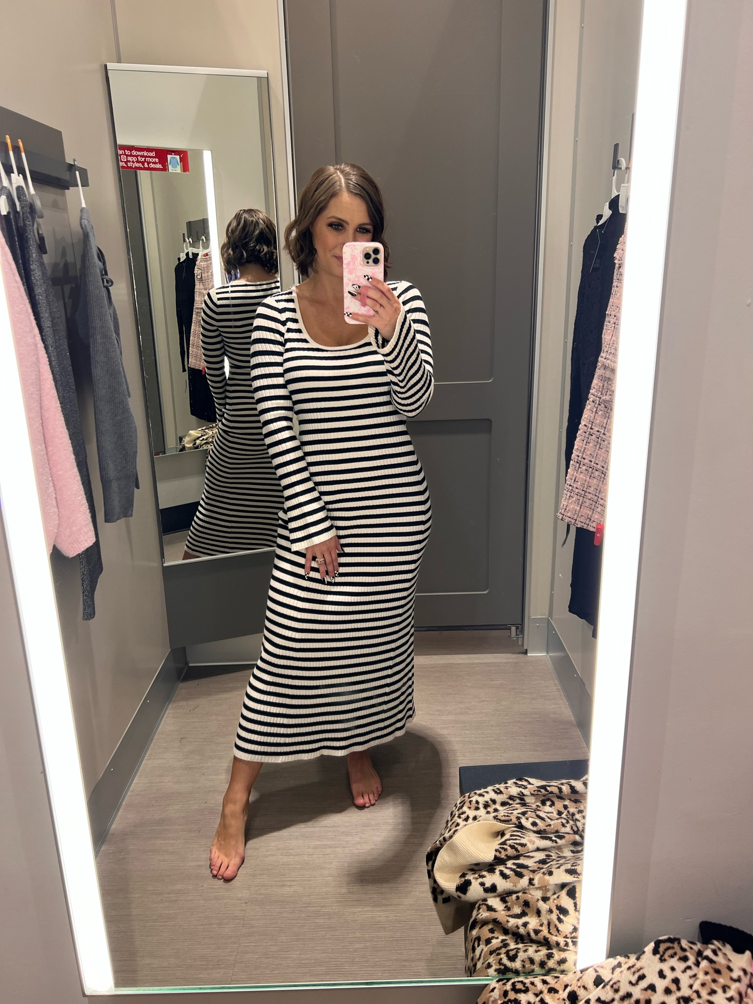 Ribbed, stretchy, comfy dresses are my favorite. I’m wearing a small  

#LTKHoliday #LTKSeasonal #LTKFindsUnder50