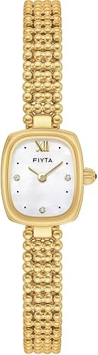 FIYTA Women's Watch - Elegant Gold Small Square Luxury Watch with Sapphire Crystal; 316L Stainles... | Amazon (US)