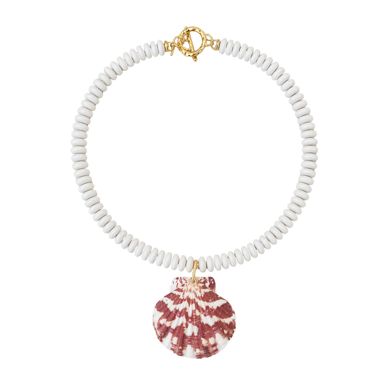 Carolina White Shell Necklace | Logan Tay
