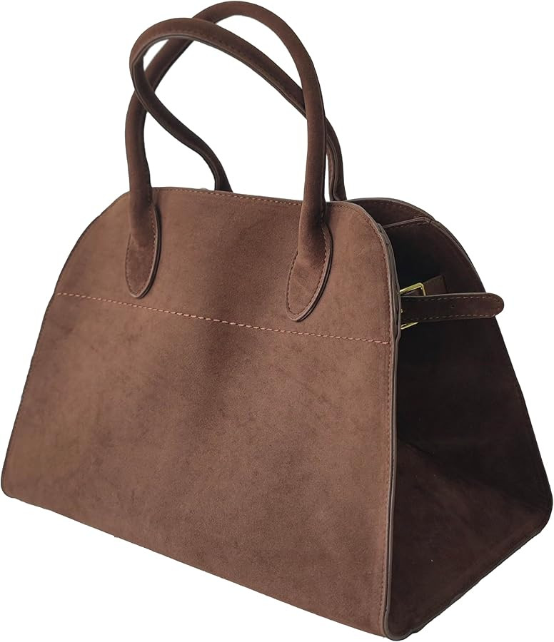 Suede Large Tote Bag for Women Leather Bag Retro Purses Crossbody Bag Trendy Handbag Work Bag 202... | Amazon (US)