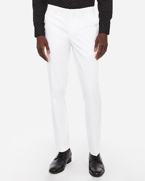 extra slim performance stretch+ easy care cotton dress pant | Express