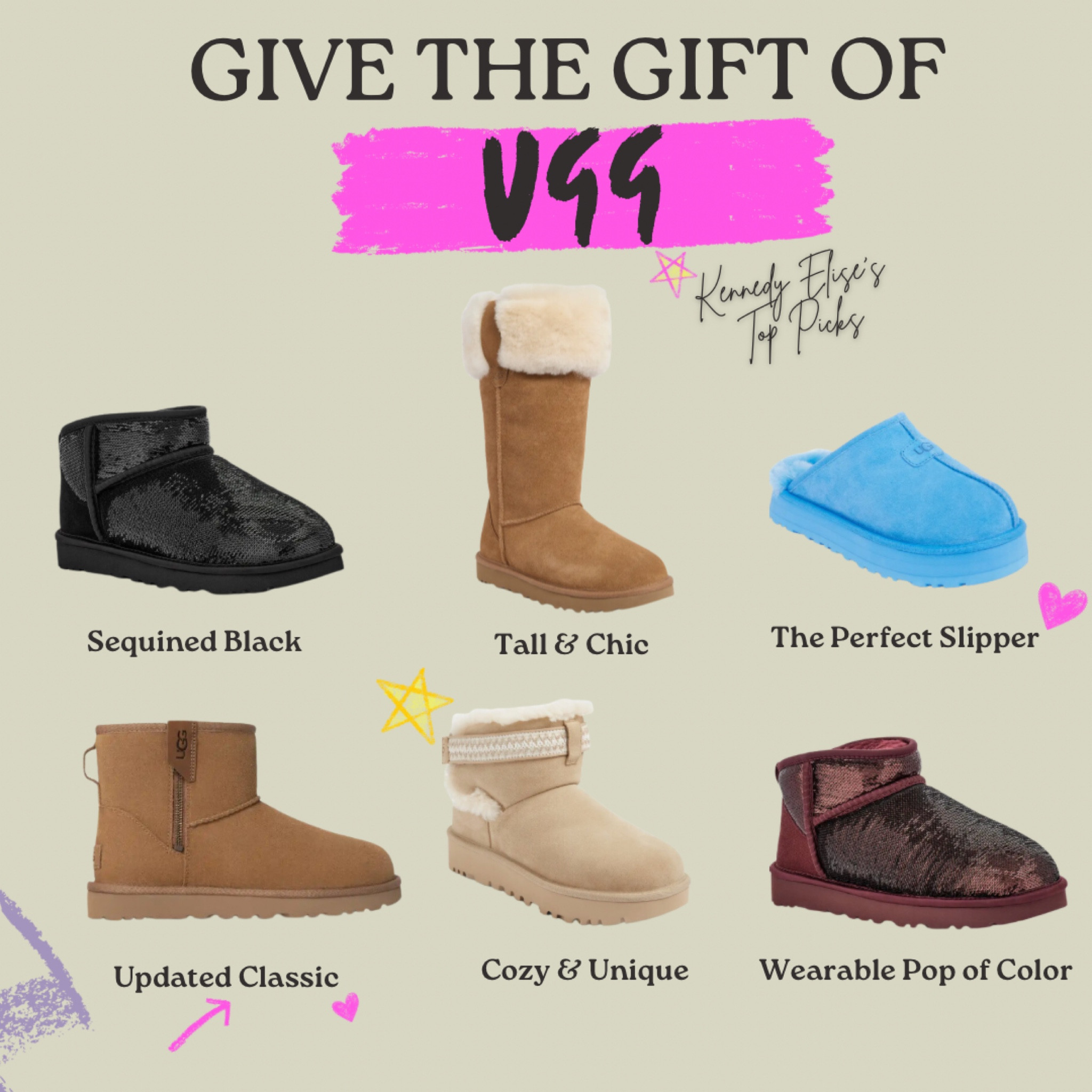 Uggs are a gift you can never go wrong with giving or receiving! Here are a list of six Uggs you can add to your Christmas wishlist this year that are different from the og classics that everyone has. This is perfect for any lady in your life. Grab a pair, or two, or three. All sizes are currently available and most are on sale. 👏🏼




#LTKHoliday #LTKGiftGuide