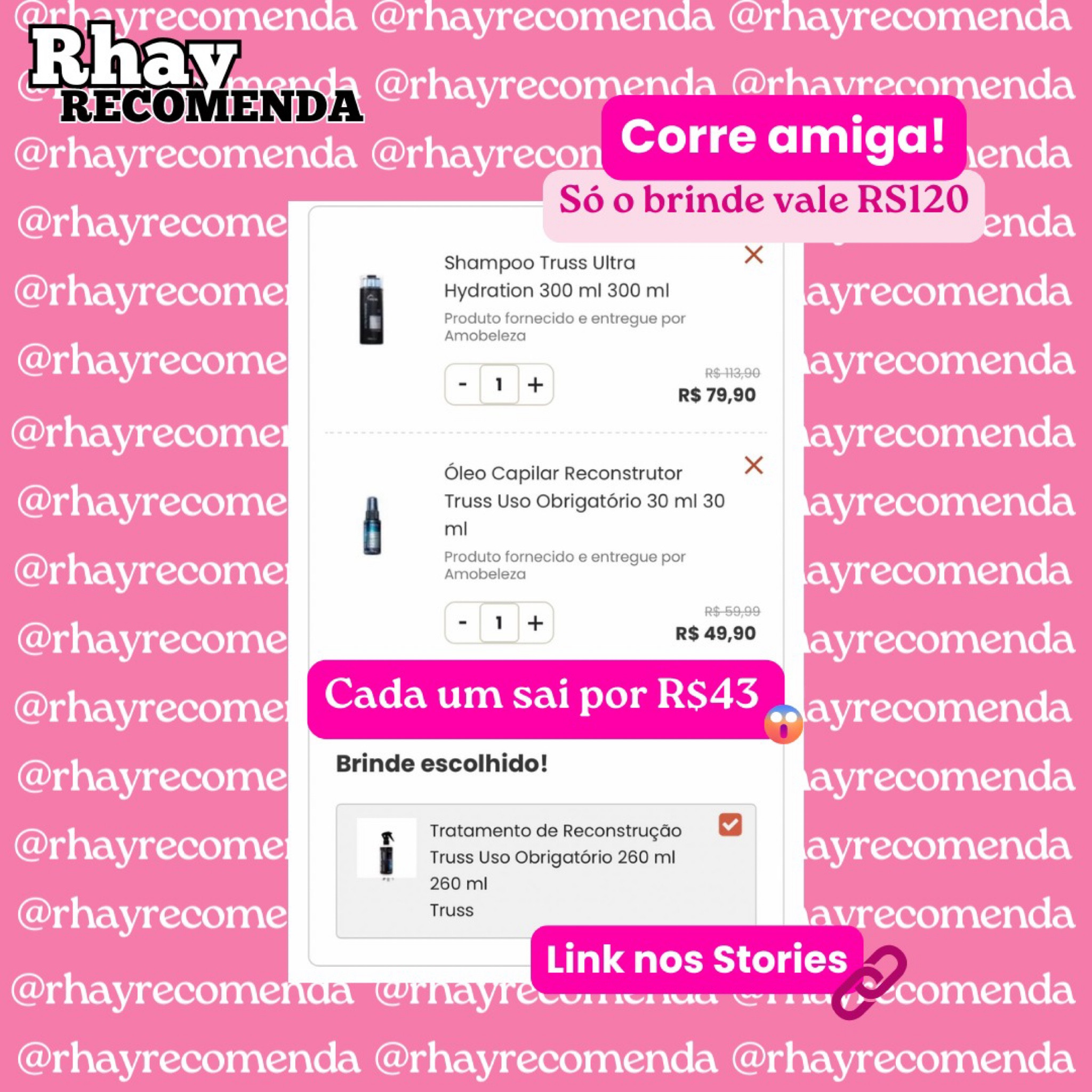 Cada um sai por R$43🚨 Corre amiga, antes que acabe 🏃🏻‍♀️🏃🏻‍♀️

Somente o brinde Truss Uso Obrigatório custa em média R$119,90. 😱

Essa promo está valendo muito a pena! 🛍

Compre 2 ou + da seleção e ganhe 1 Uso Obrigatório 260ml. 🤩


#LTKsalealert #LTKbrasil #LTKbeauty